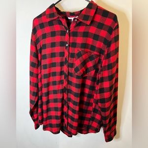 Maurices Plaid Flannel Shirt